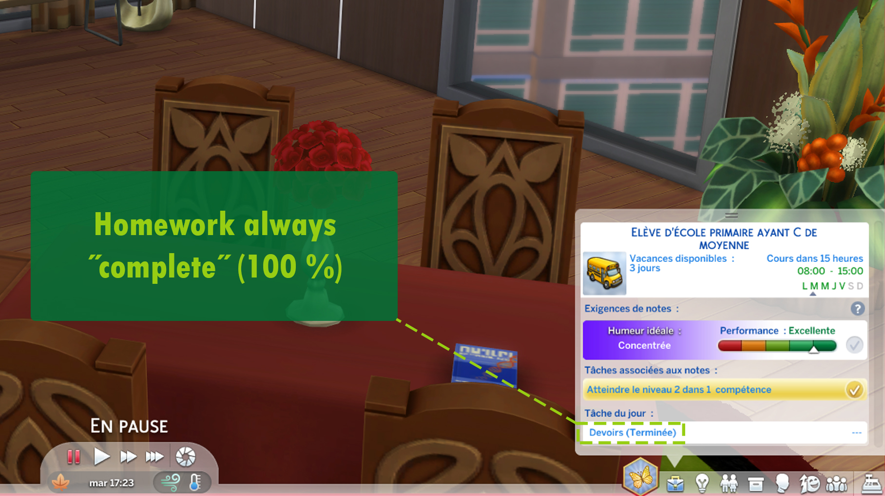 Sims 3 help homework