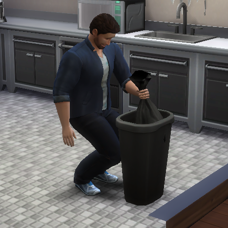 which trash can in sims 4 makes money