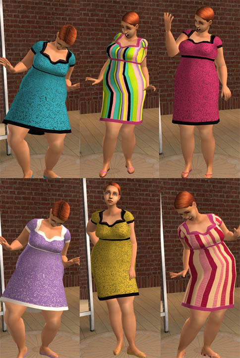 Mod The Sims Recolors Of Martaxls Teen BBW Meshes