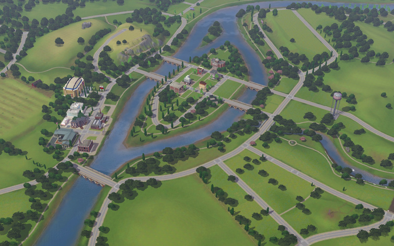 Sims 3 Free Town Riverview