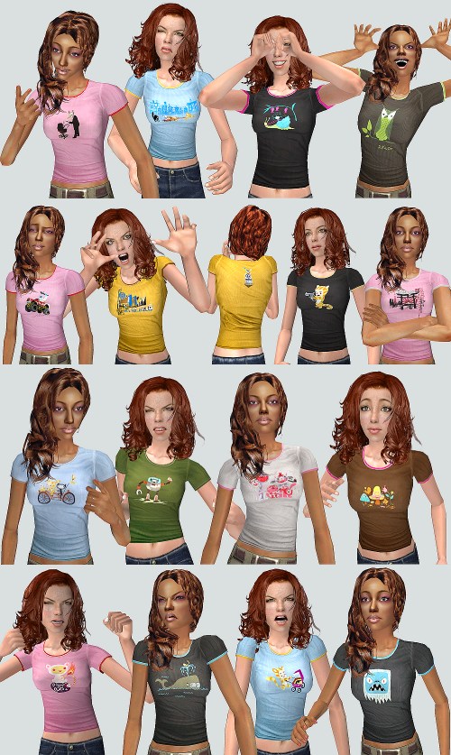 Mod The Sims Tees for Teens GamaGo