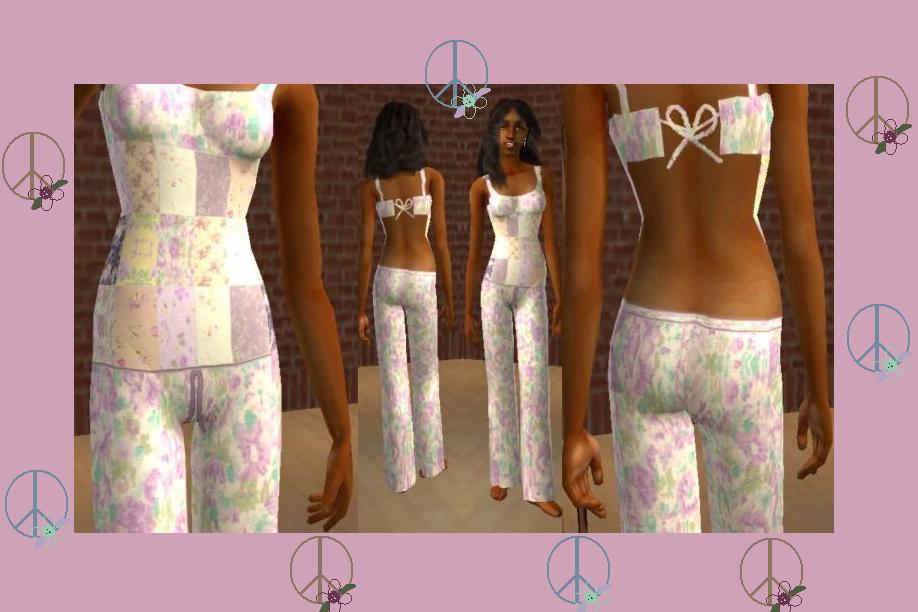 Mod The Sims - Hippie Rag Dresses, PJs, and a Formal