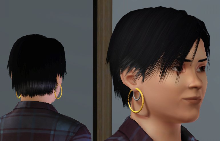 Sims 3 Male Earrings