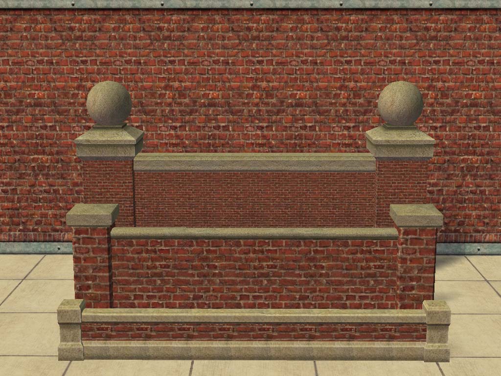 Brick Walls With Railings