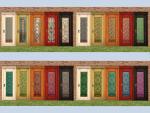 Mod The Sims - Recolors of Base Game Glass Door matching Simple