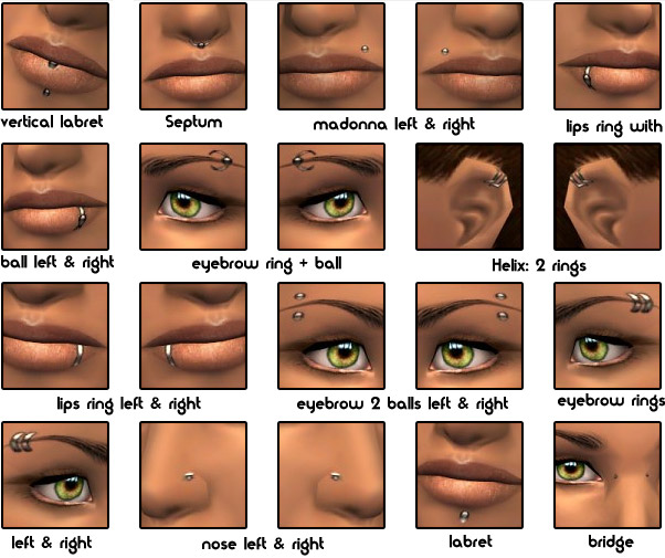 Facial Piercing Guide 90