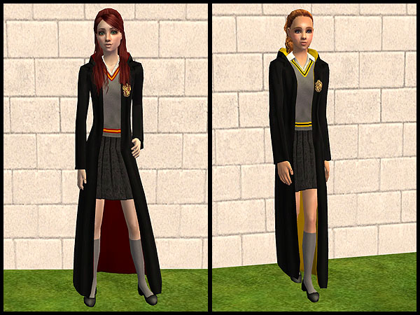 Sims Hogwarts Clothing