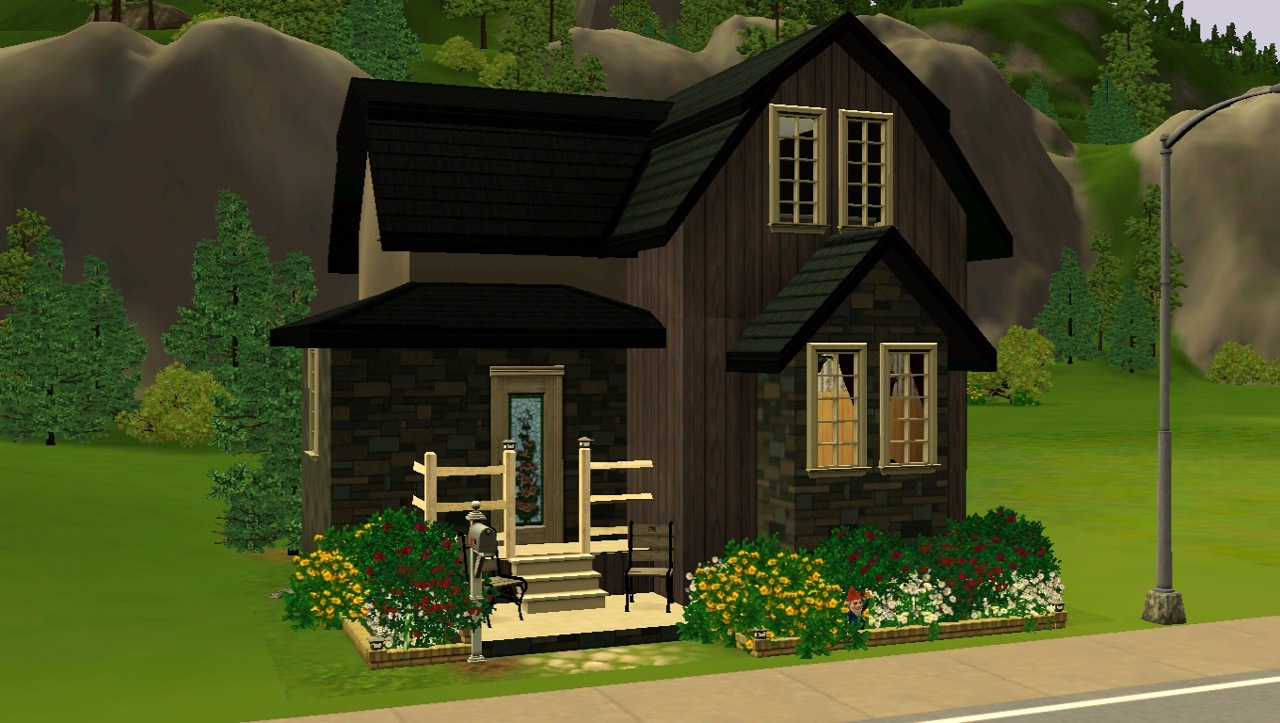 Mod The Sims Amberline Cottage 10x10 Lot No Cc