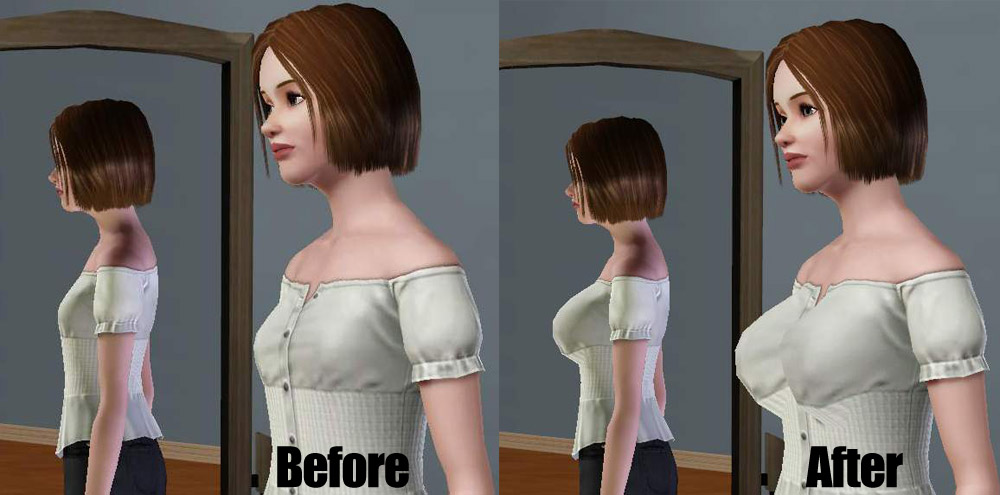 the sims 4 breast size mod