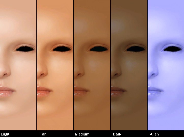 sims 3 realistic skins