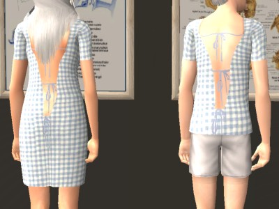 Sims 4 Hospital Gown.