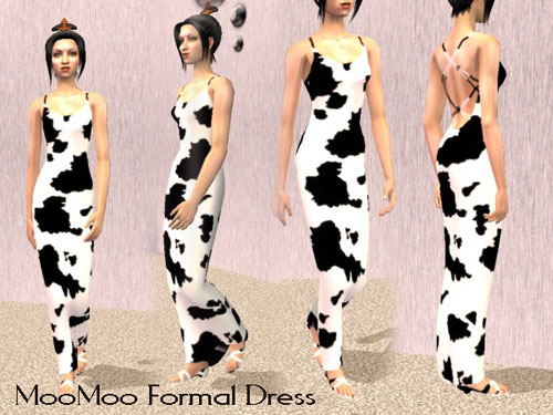 Cow Prom Dress