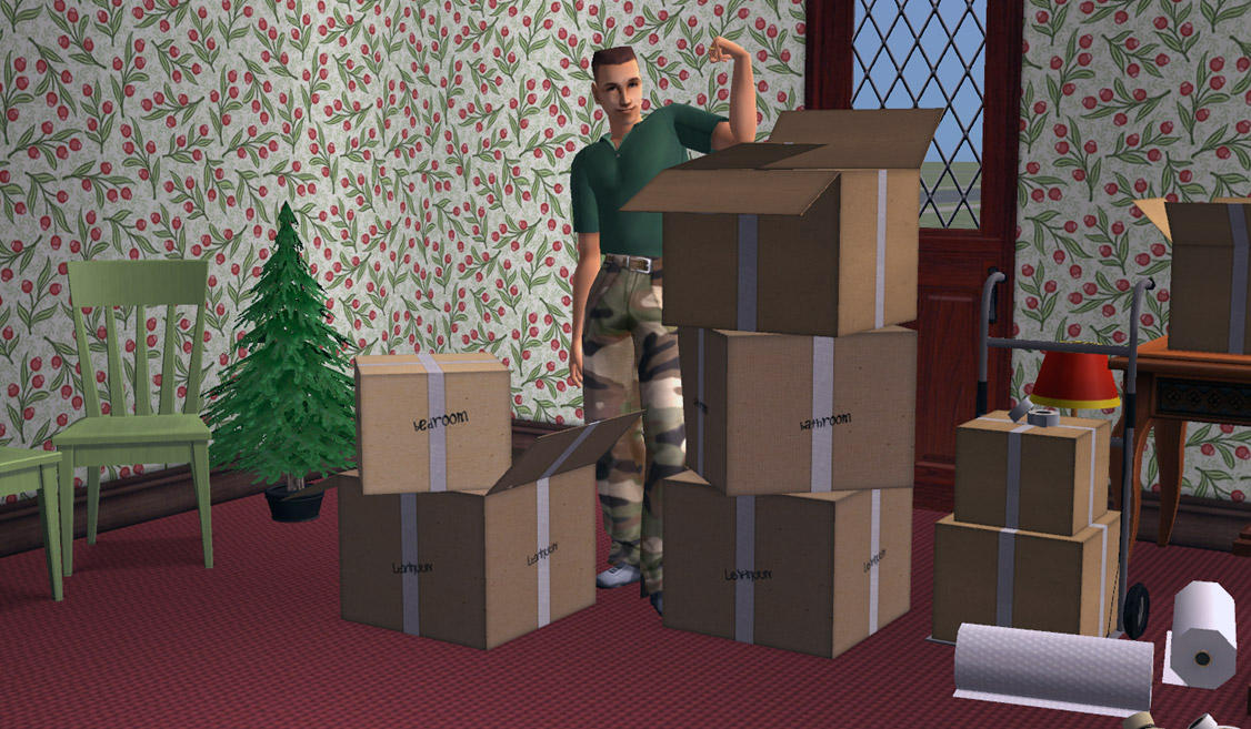 Mod The Sims Moving Day ~ Boxes Tape And More