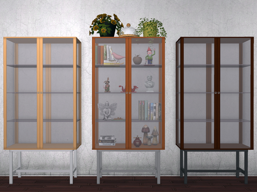 Mod The Sims Ikea Stockholm Cabinet Set