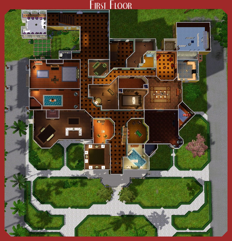 Winchester Mystery House Floor Plan