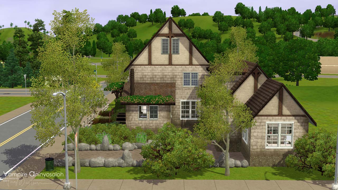 Mod The Sims Old English Cottage No Cc