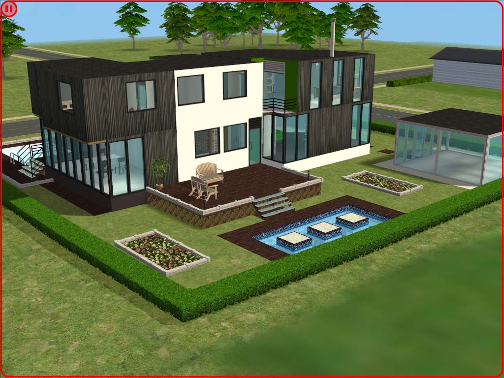 Mod The Sims - Ultra Modern House