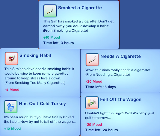 The Sims 3 Cigarette Smoking Mod For Sims