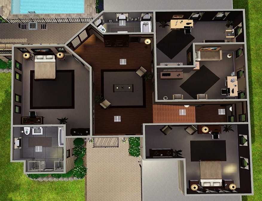 sims 2 house floor plansMod The Sims Woodlawn Estate uVDHiroI