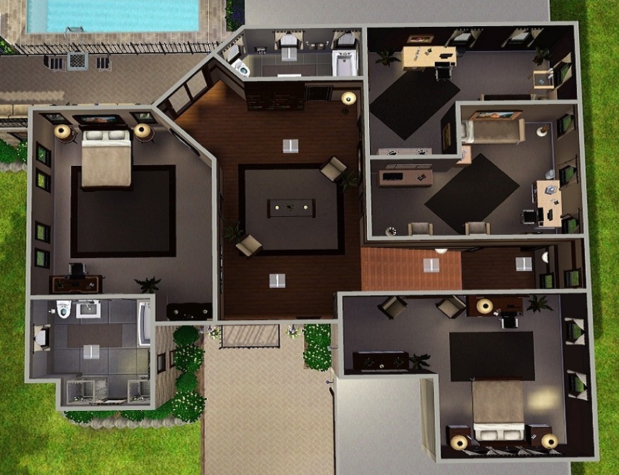 24 Stunning Sims 3 Mansion House Plans House Plans 19721