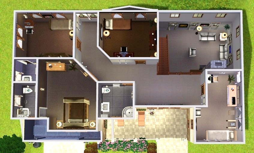 The Sims 2 Houses Plans