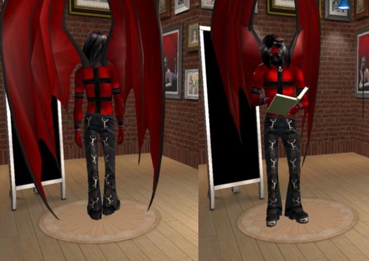 Gallery of Sims 4 Goth Wings Cc.