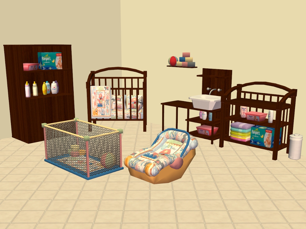 Mod The Sims Eris3000 S The 3000 Totts Baby S Dream Nursery