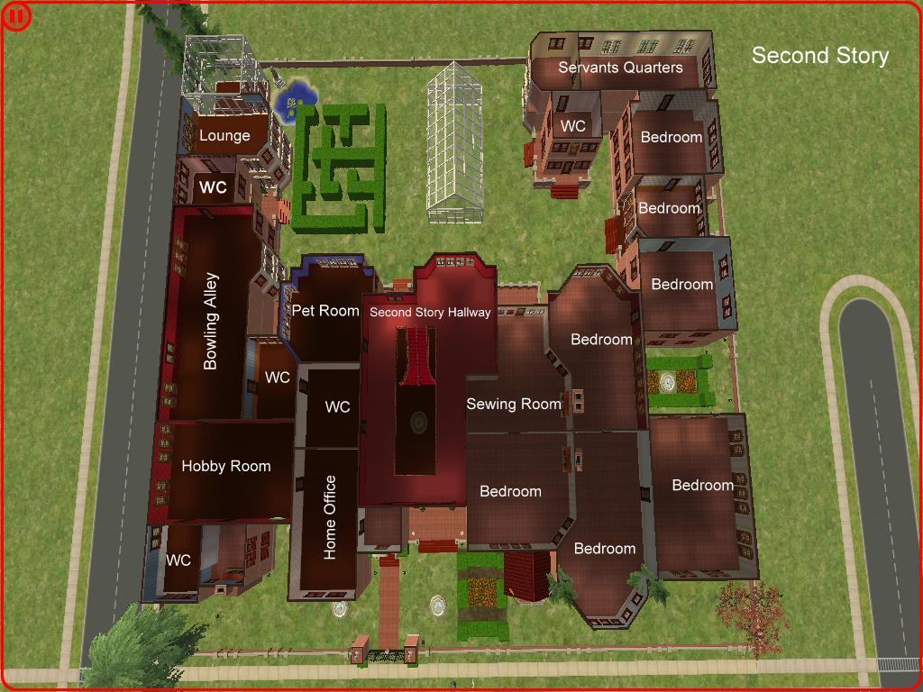 Mod The Sims Rose Red by Kerri A Mansion of Luxury ! No Custom Content