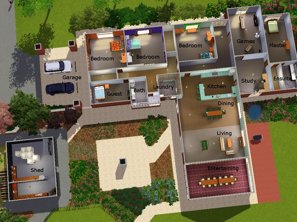 Sims 3 Lots - modern house - The Sims Resource