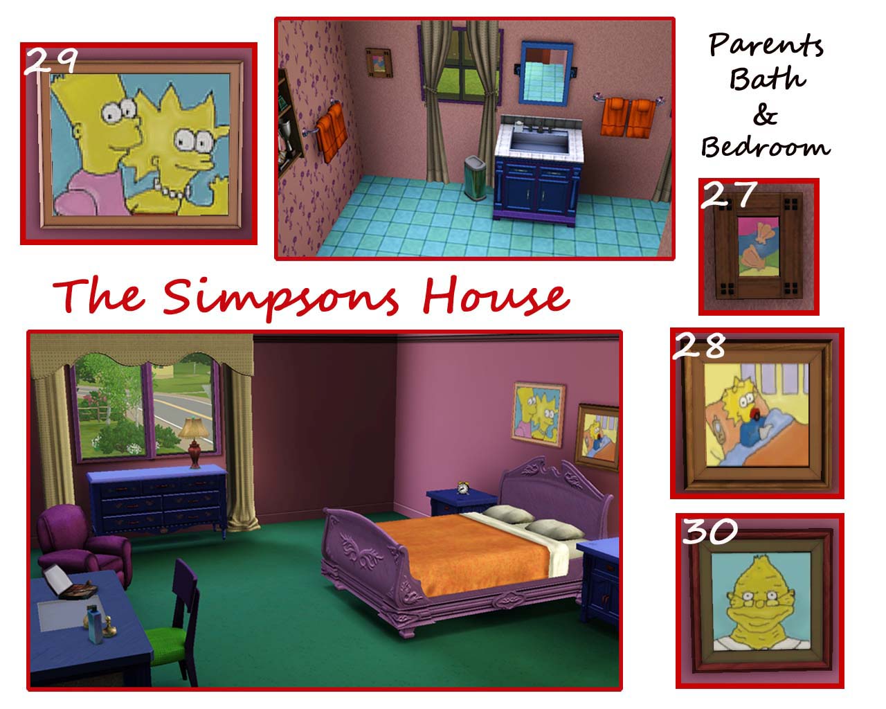 Mod The Sims The Simpsons House 742 Evergreen Terrace Springfield