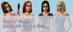 sims 4 female short hair sims 4 cc female short maxis match hair