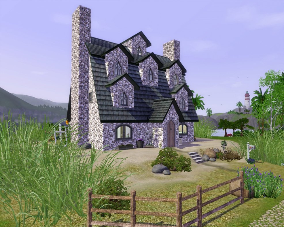 Mod The Sims Shell Cottage From Harry Potter