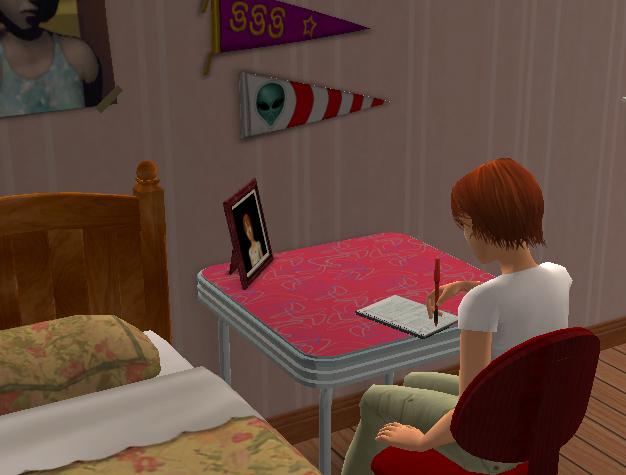 how do you do your homework in sims 3