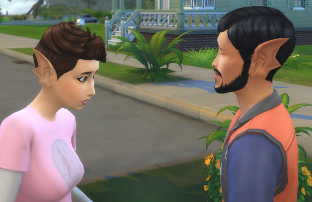 Mod The Sims Mermaid Ears Swept Cas Preset