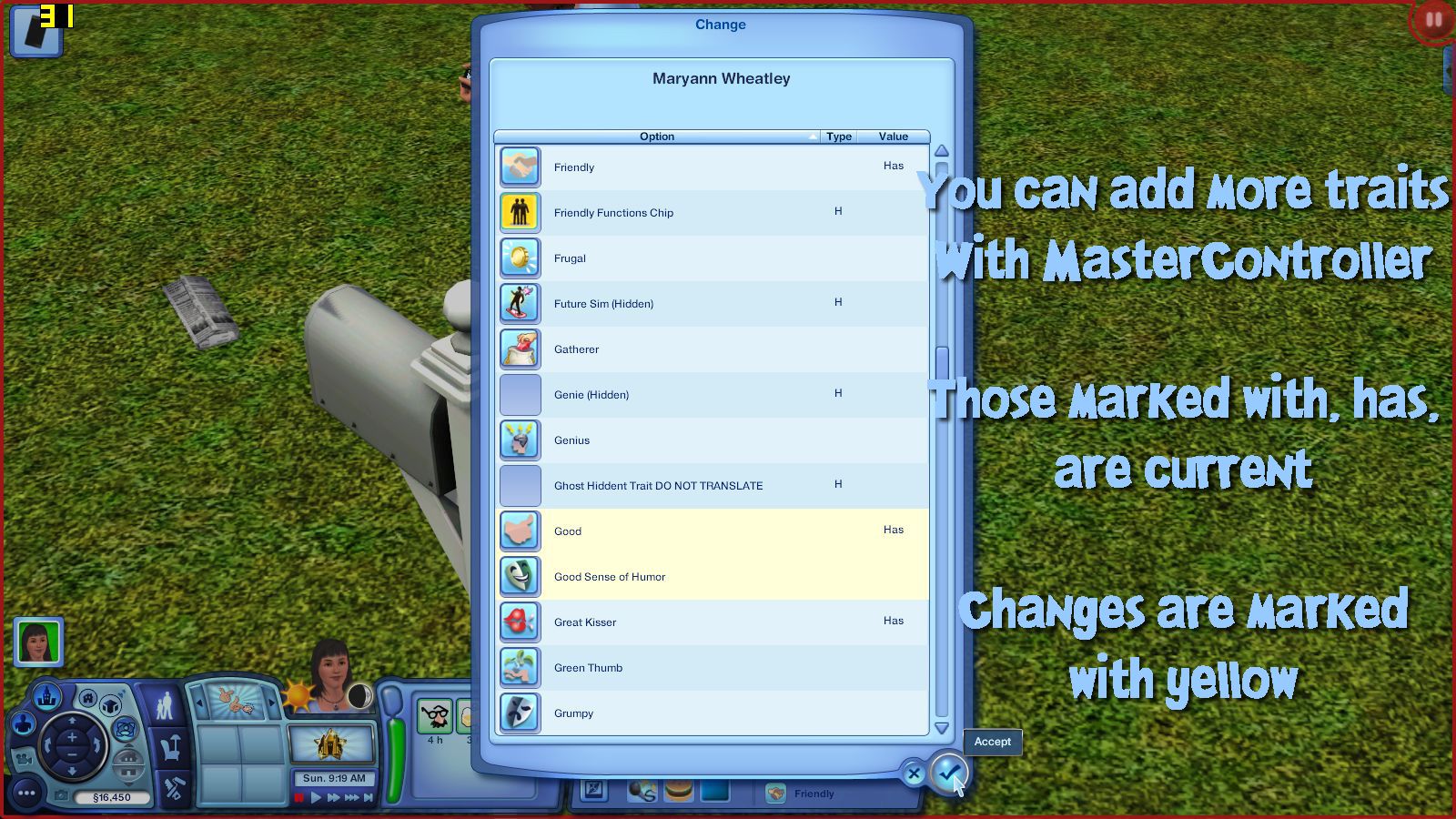 how to make custom traits work in sims 4