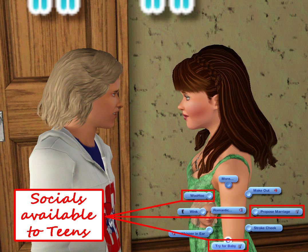 Mod The Sims Romantic Socials Tyae Same Sex Revised