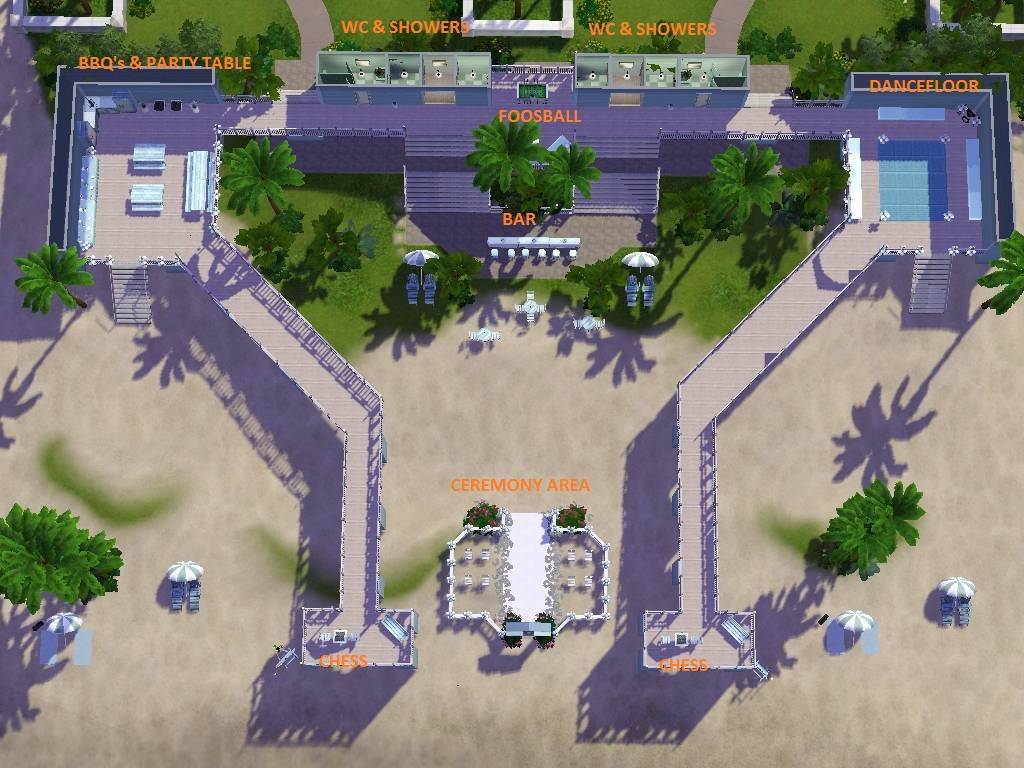 Mod The Sims The Pier Wedding Party Venue
