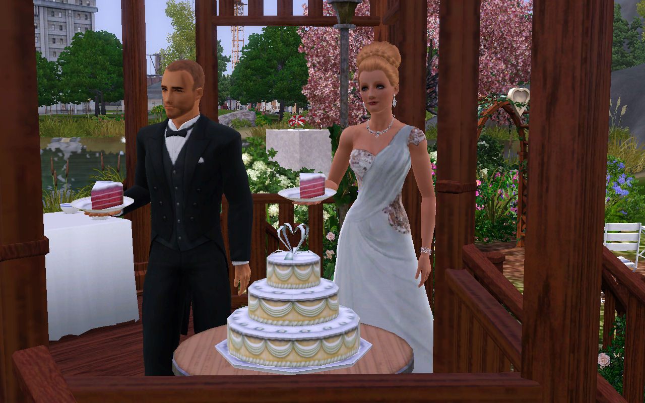 Mod The Sims The Wedding Park a community lot