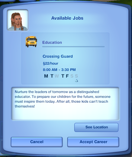 sims 3 careers