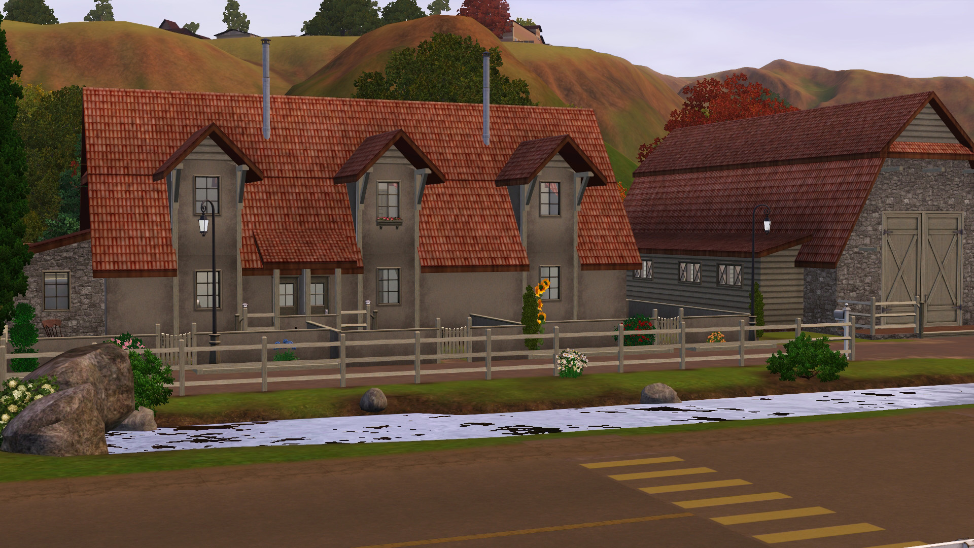 Mod The Sims Old Farm Cottages