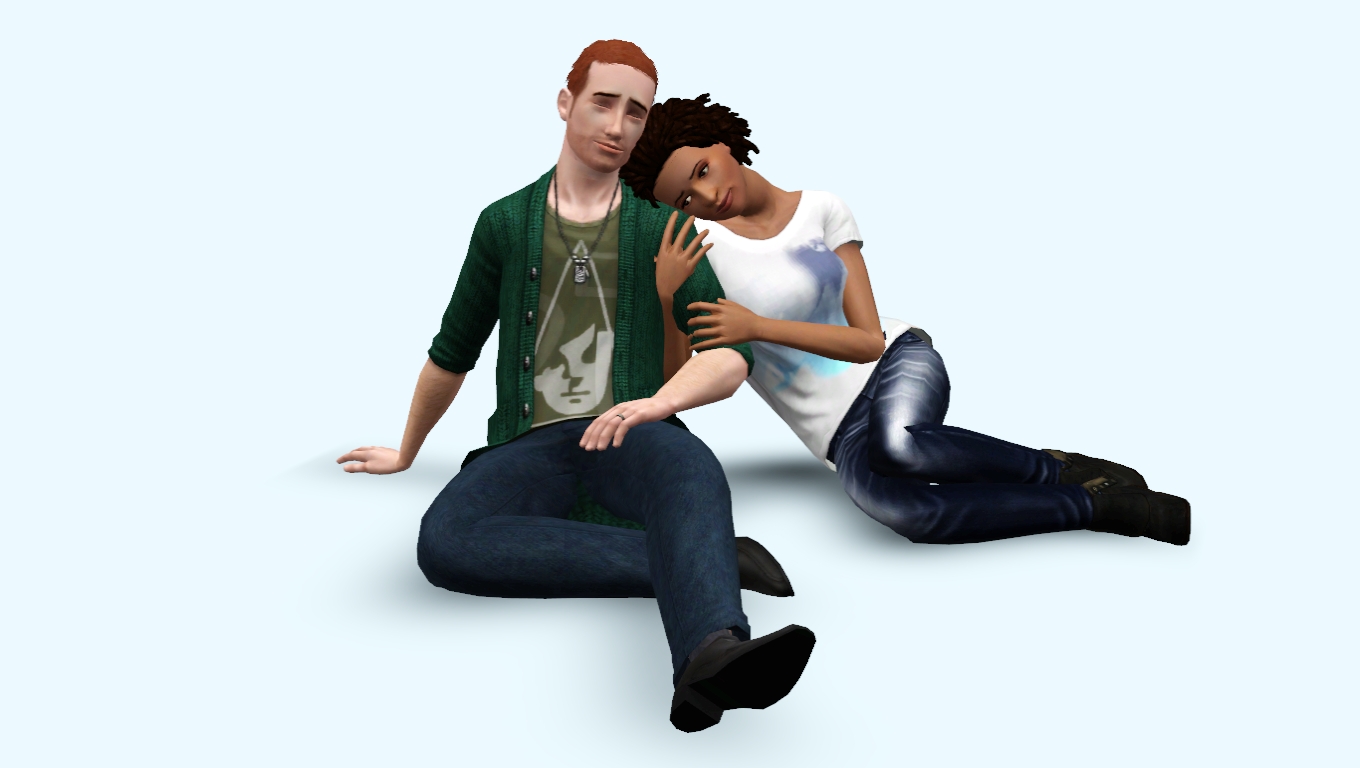 sims 3 couples poses sitting