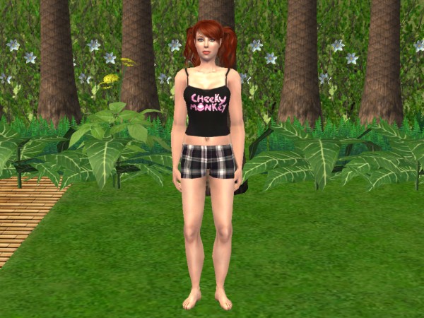 Mod The Sims Recolours Of Melodie9s Fat Female Teen M