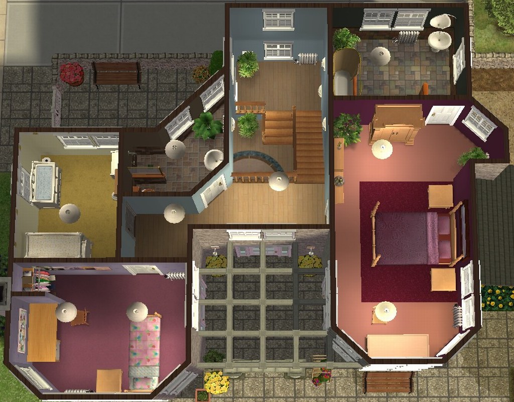 Halliwell Manor Floor Plan Floorplans click