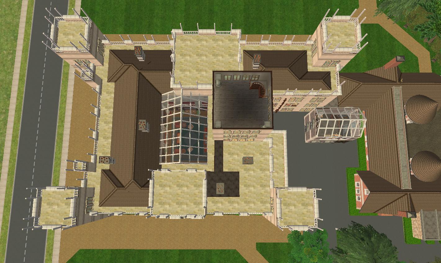 Mod The Sims Downton Abbey Highclere Castle No Cc