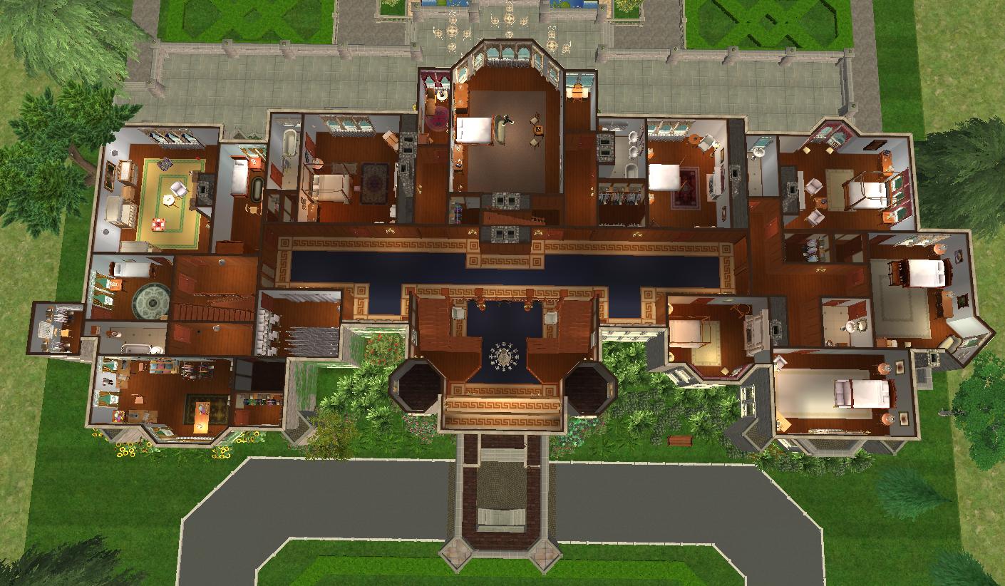 The Sims 3 Castle Floor Plans