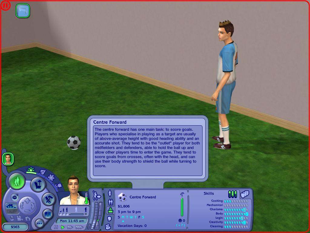 Mod The Sims Association Football Soccer Career Player Positions