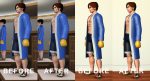 Mod The Sims Developed Pectoral Muscles Morph For Male Nude Top Part 14 TS3 Store Sports