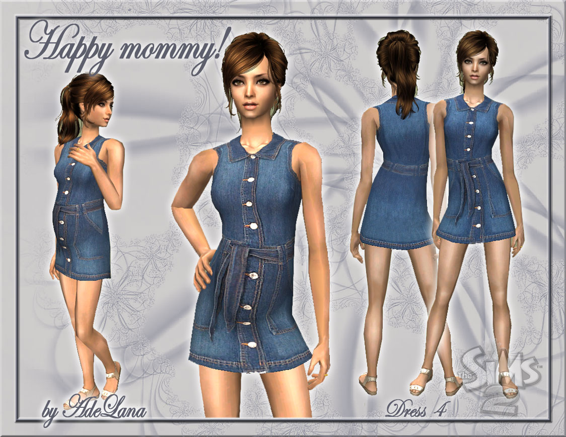 Mod The Sims - Tab-collared clergy shirt for adult and 