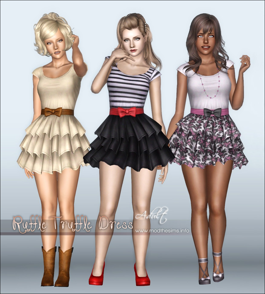 the sims 3 cc teen prom dress