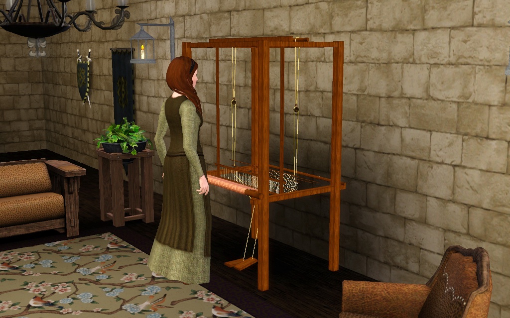 Mod The Sims Medieval Weaving Loom Dresser Ye Olde Kingdom